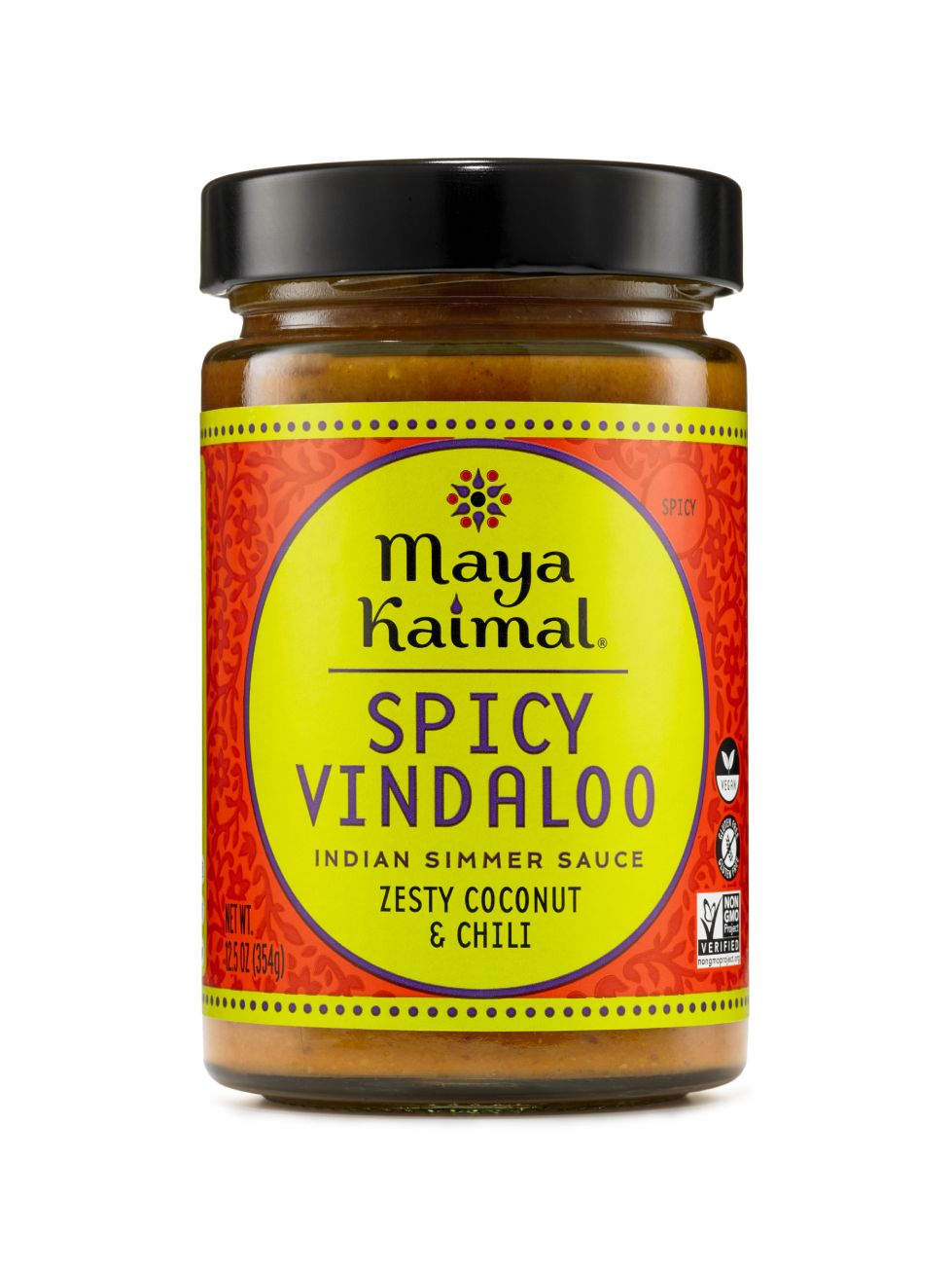 maya kaimal-simmer sauce spicy vindaloo glass