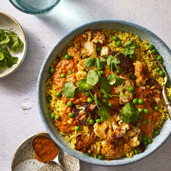 Korma Cauliflower and Peas