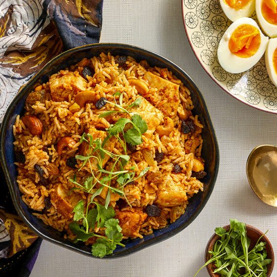 Skillet Chicken Biriyani