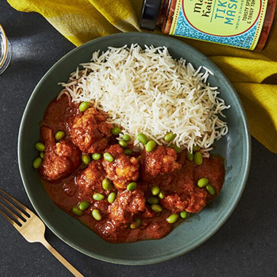 Tikka Masala Cauliflower and Peas  Less Peas  copy