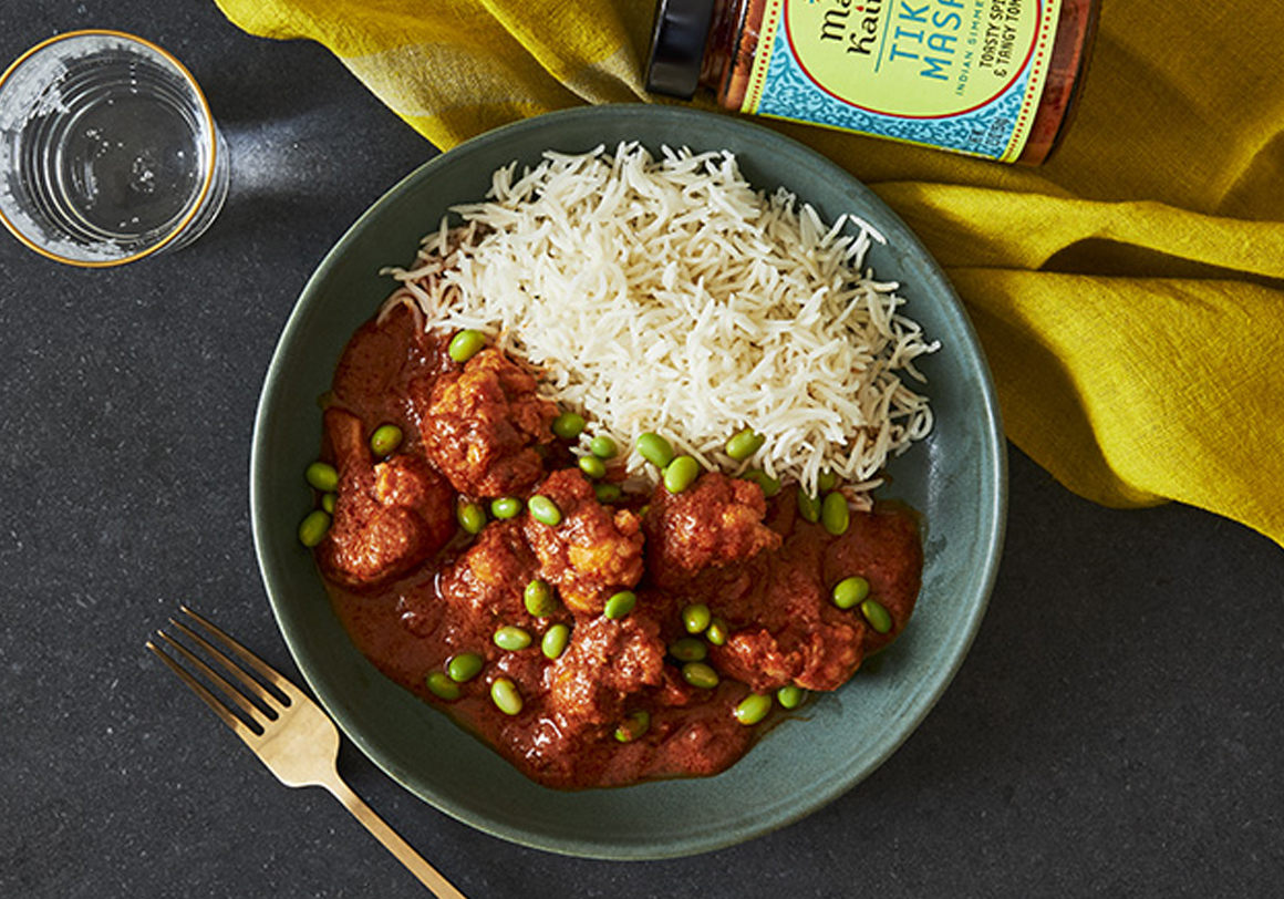 Tikka Masala Cauliflower and Peas  Less Peas  copy