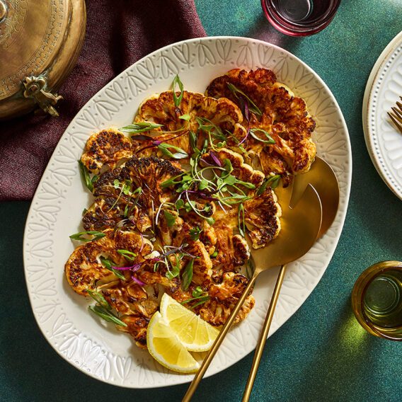 Tikka Masala Roasted Cauliflower Steaks 1