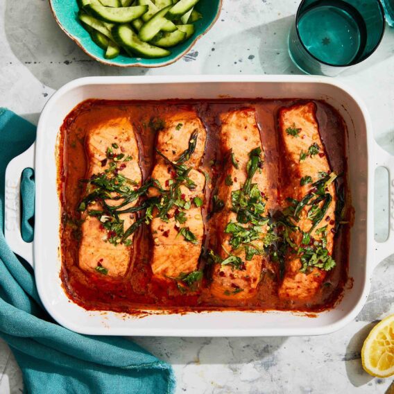 Baked Butter Masala Salmon_x