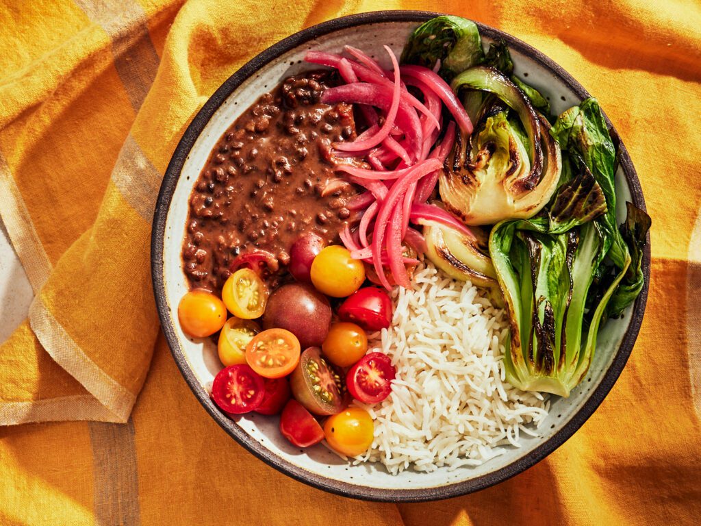 Black Lentil Grain Bowl - Maya Kaimal